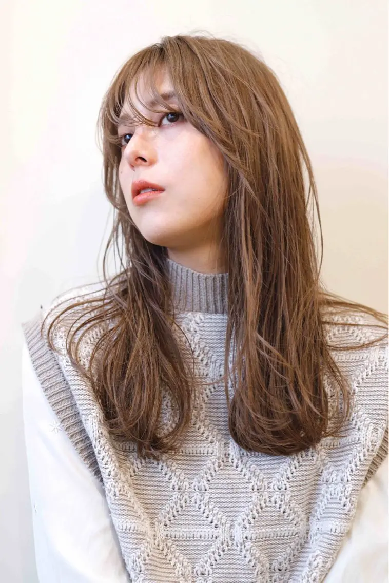 ロング カット LOOP hairのヘアスタイル