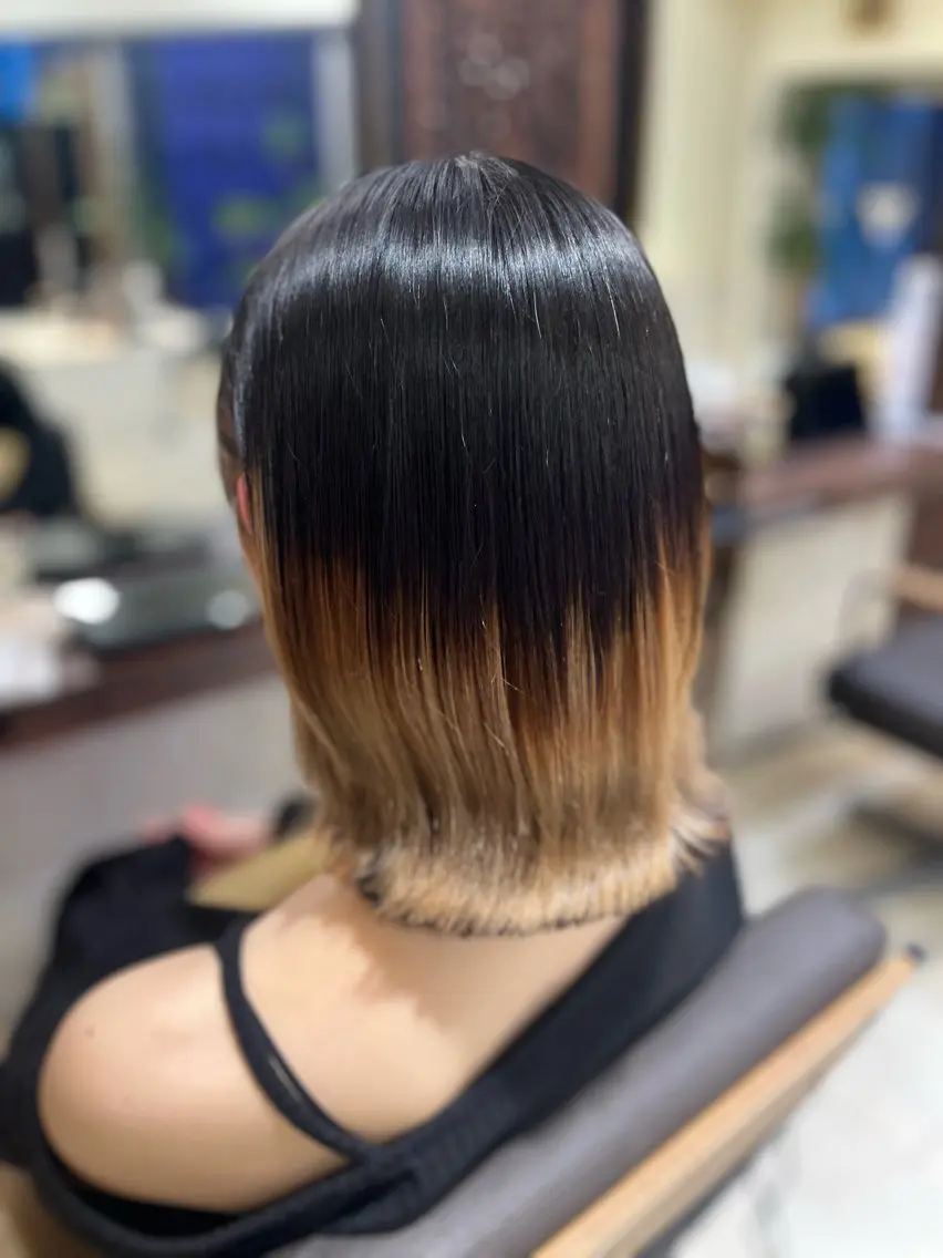 ミディアム カット トリートメント Aina🩶 レディースカット🩶のヘアスタイル
