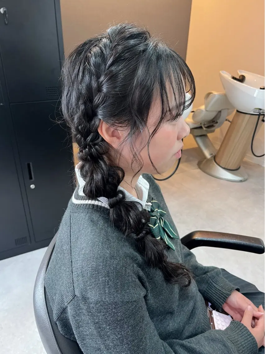 ロング ヘアアレンジ ヘアセット okuda yuukiのヘアスタイル