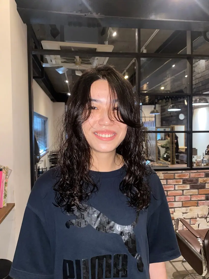 パーマ カット パーマ elk ANZU🎀のヘアスタイル