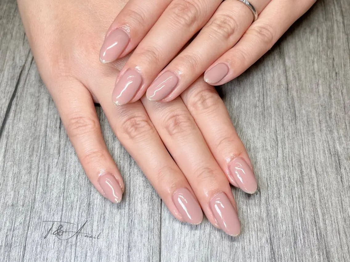 ネイル フレンチネイル ジェルネイル オフィスネイル スカルプネイル シンプルネイル T&A nailのネイルデザイン