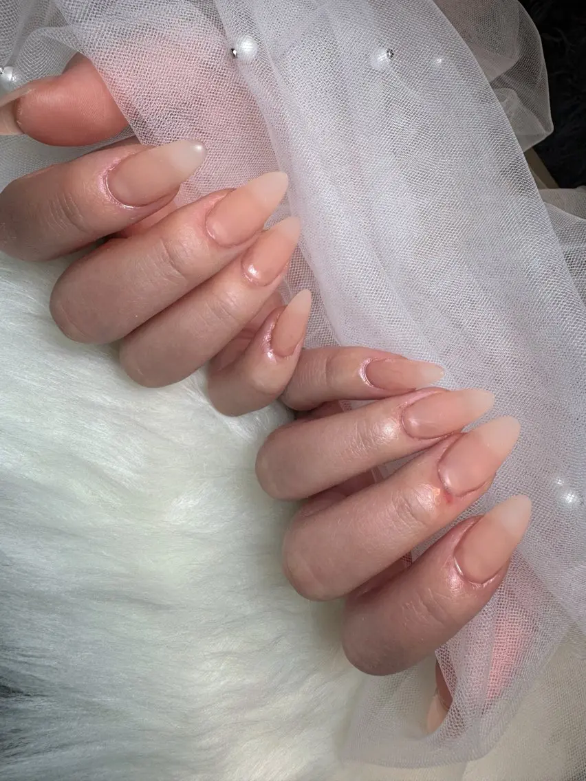 ネイル ブルー マットネイル ネイルチップ ハンドネイル Nail Salon K&Rのネイルデザイン