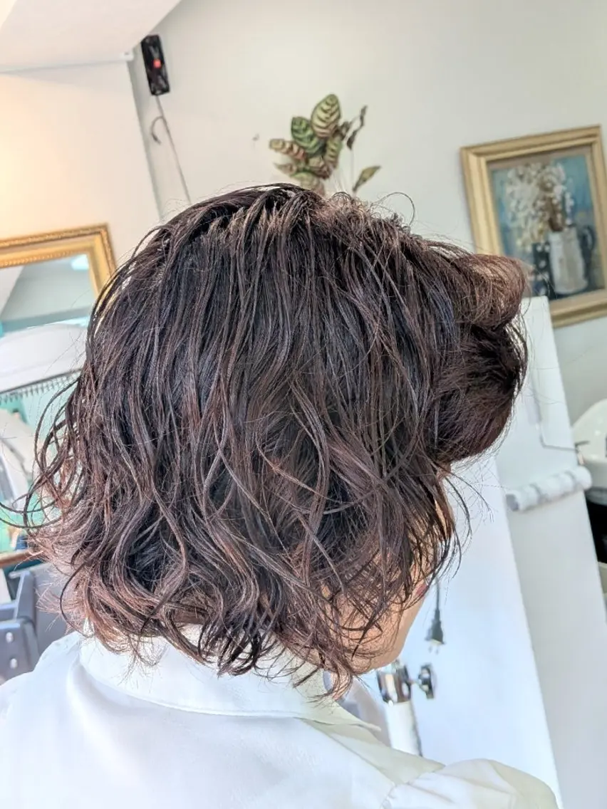 ヘアアレンジ ボブ 岡本 浩子のヘアスタイル