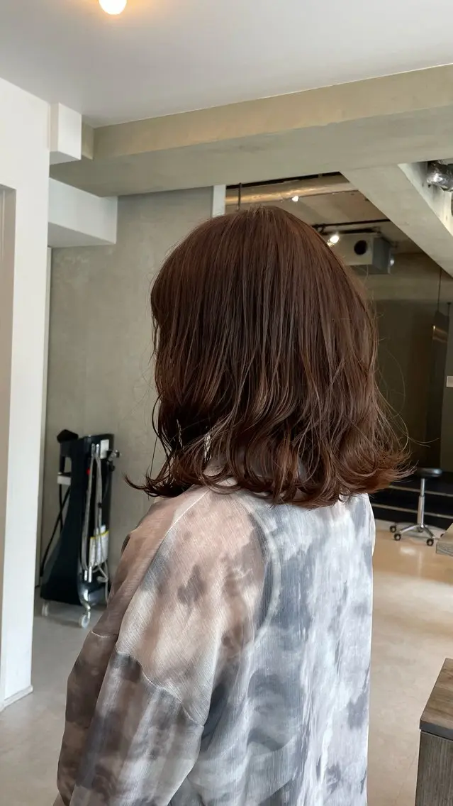 ミディアム カイ/名古屋・伏見 カットモデルのヘアスタイル