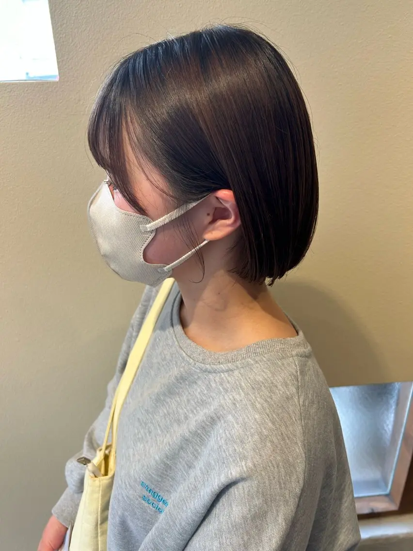 ショート ショートボブ ボブ ショートヘア 仁木 彩奈のヘアスタイル