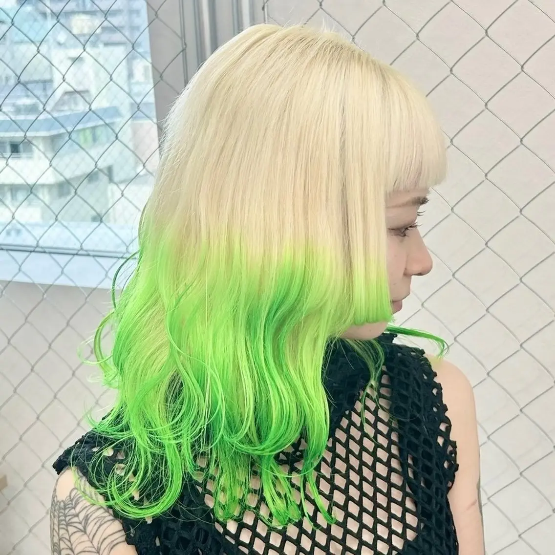 ロング カラー ブリーチ ヘアカラー トリートメント ✨ブリーチカラー× 艶髪SUZU🛼🫧のヘアスタイル