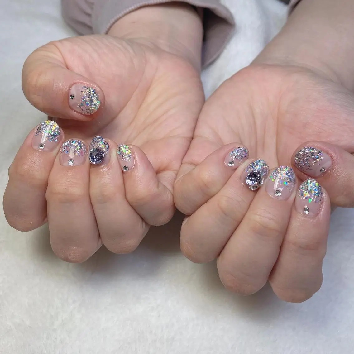 ネイル ストーンネイル ハンドネイル kipinail 川﨑えりかのネイルデザイン