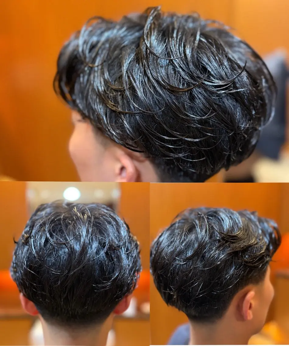 ショート メンズ 森 蒼空のヘアスタイル