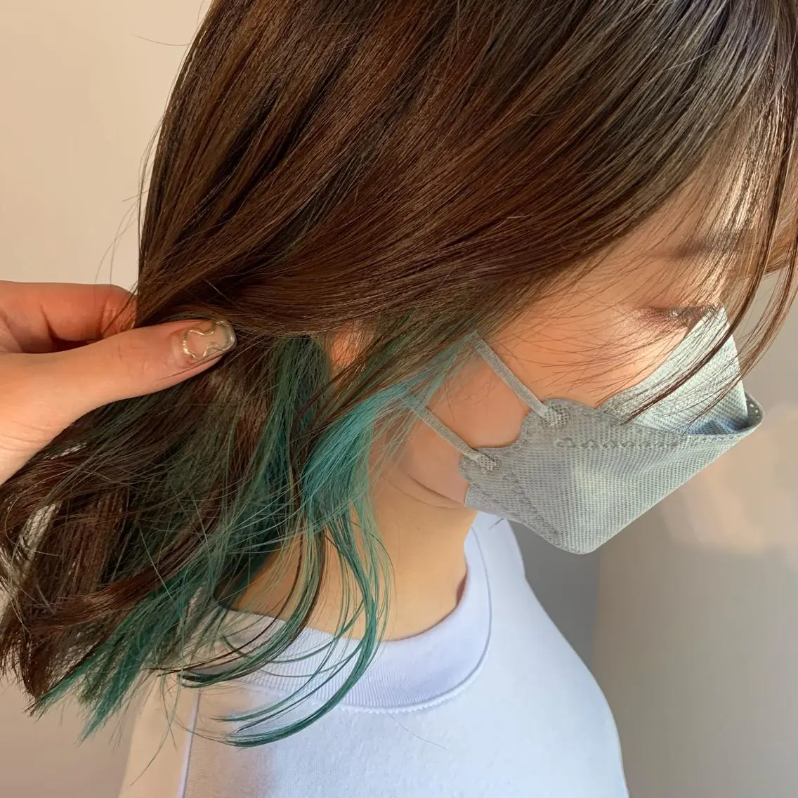 ロング カラー バレイヤージュ ブリーチ ケアブリーチ ダブルカラー イヤリングカラー カット ヘアカラー トリートメント Luana / 公式 / 大通のヘアスタイル