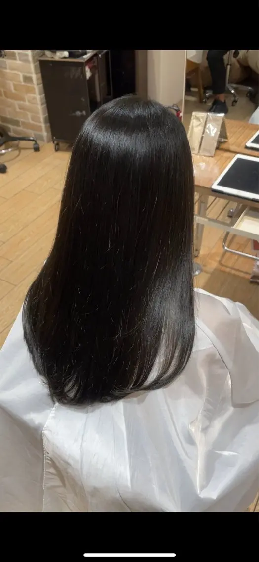 ロング 似合わせカット⌇ヘア セット⌇A i‎🤍のヘアスタイル