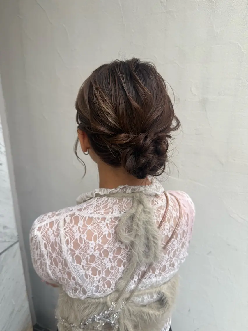 ミディアム ヘアセット MIREI / モデル様募集中🎀のヘアスタイル