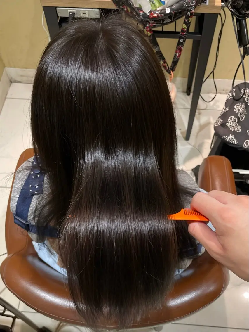 ロング カット ヘアカラー トリートメント 🫧似合わせ艶カラー /平山🫧のヘアスタイル