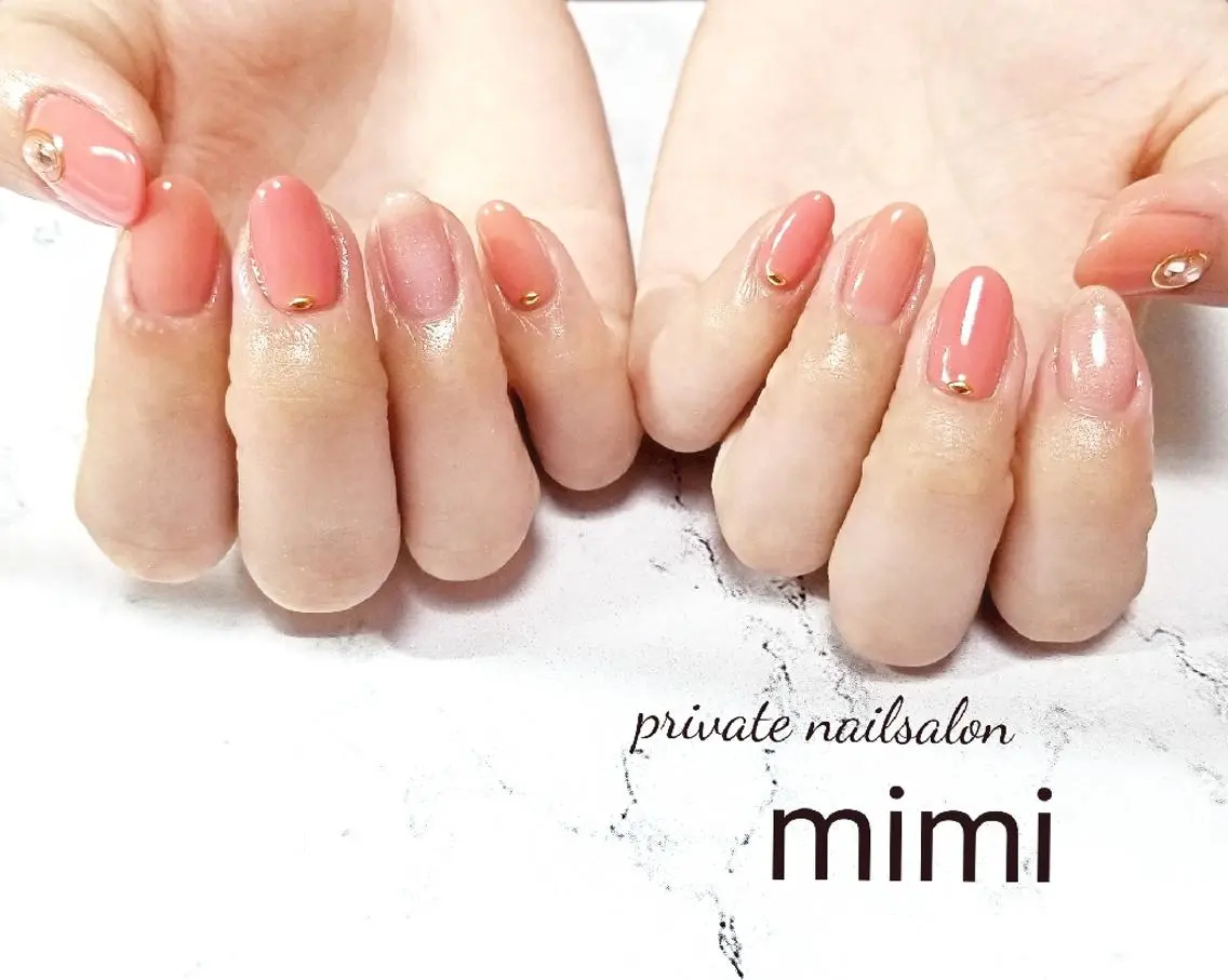 ネイル クリアネイル ハンドネイル 博多ネイル ｍｉｍｉのネイルデザイン