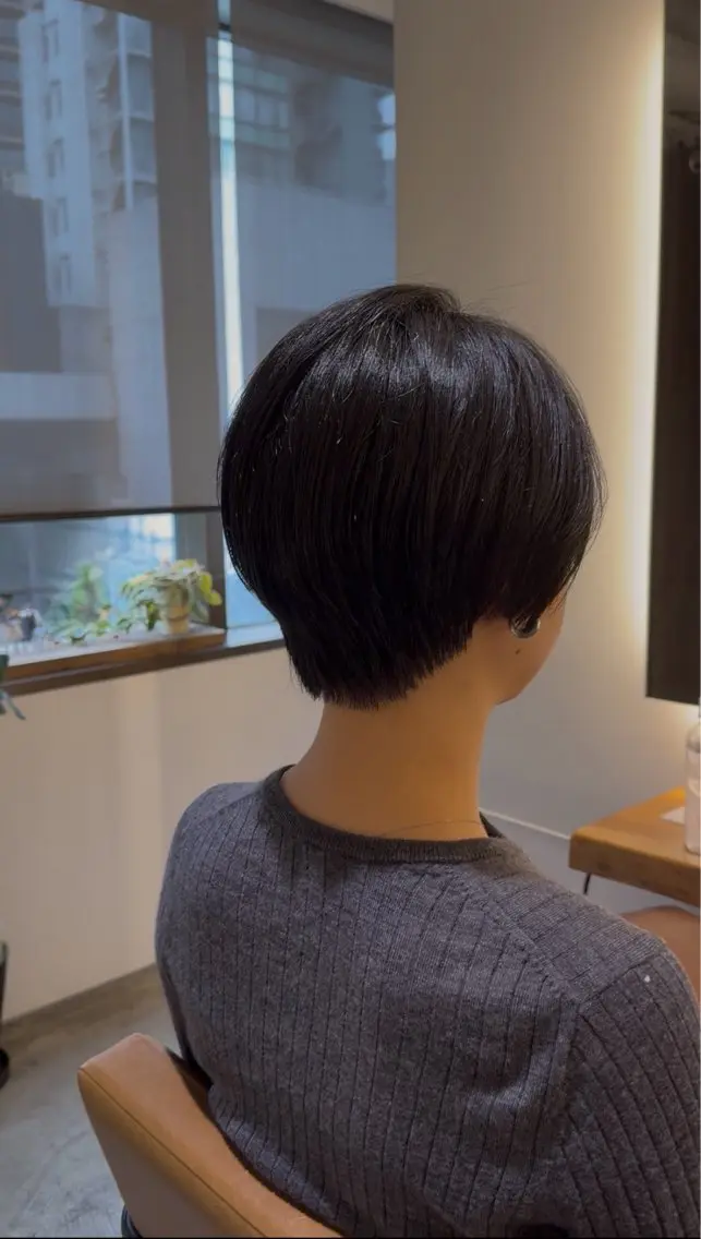 ショート ショートヘア 銀座骨格診断似合わせ 美容師中島年紀のヘアスタイル