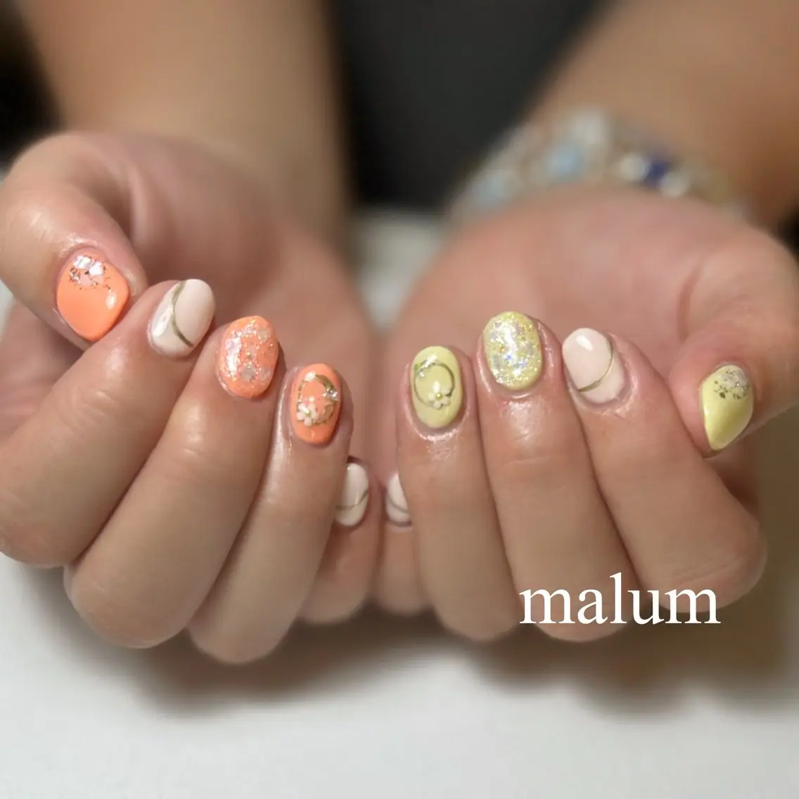 ネイル ハンドネイル malum nailのネイルデザイン