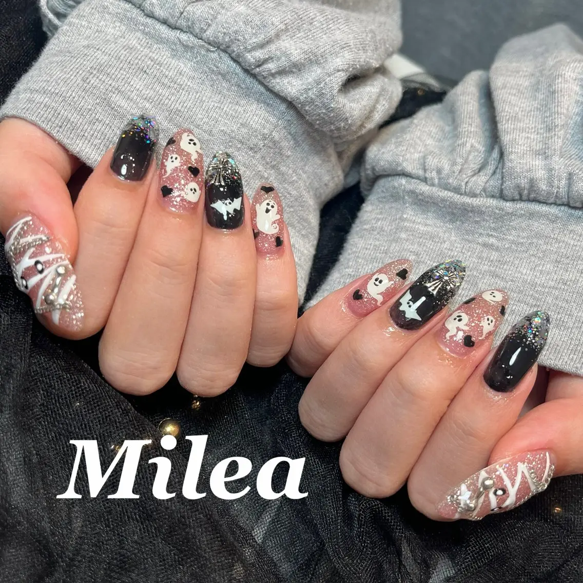 ネイル Milea🩵 Sayaka🪩のネイルデザイン