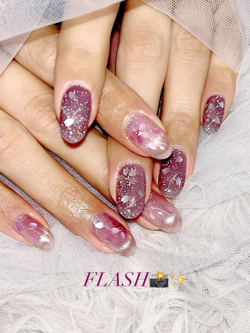 ネイル フラッシュネイル ハンドネイル SaaM nailのネイルデザイン