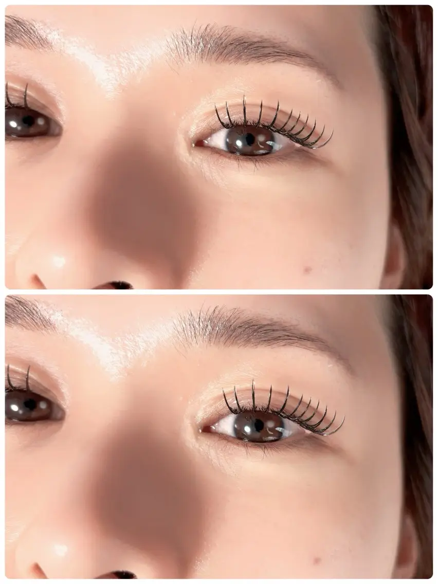マツエク・マツパ Dカール フラットラッシュ マツエク eyelash salon　SATAのマツエク・マツパデザイン