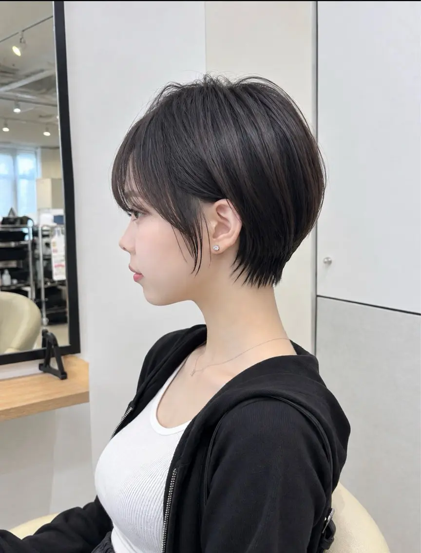 ショート くびれヘア 似合わせカット ショートヘア カット トリートメント くびれショート/ ショートカット/れいのヘアスタイル
