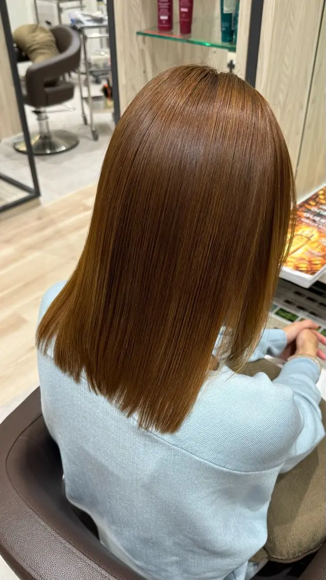 セミロング トリートメント ヘッドスパ 髪質改善×縮毛矯正 特化サロン/森脇のヘアスタイル