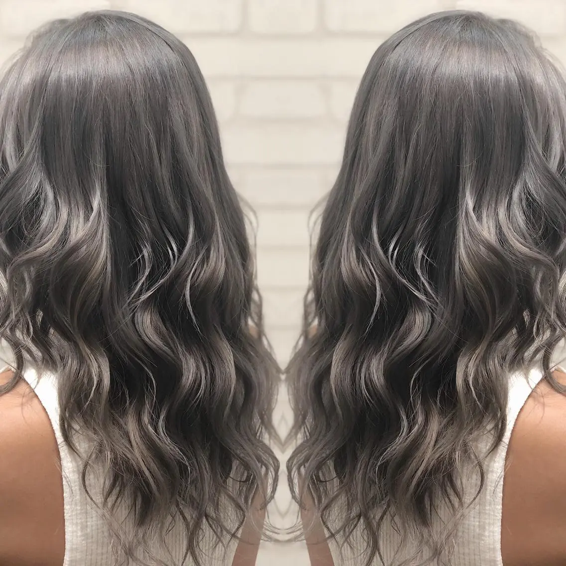ミディアム カラー ヘアアレンジ ダブルカラー BREK 袋井店のヘアスタイル