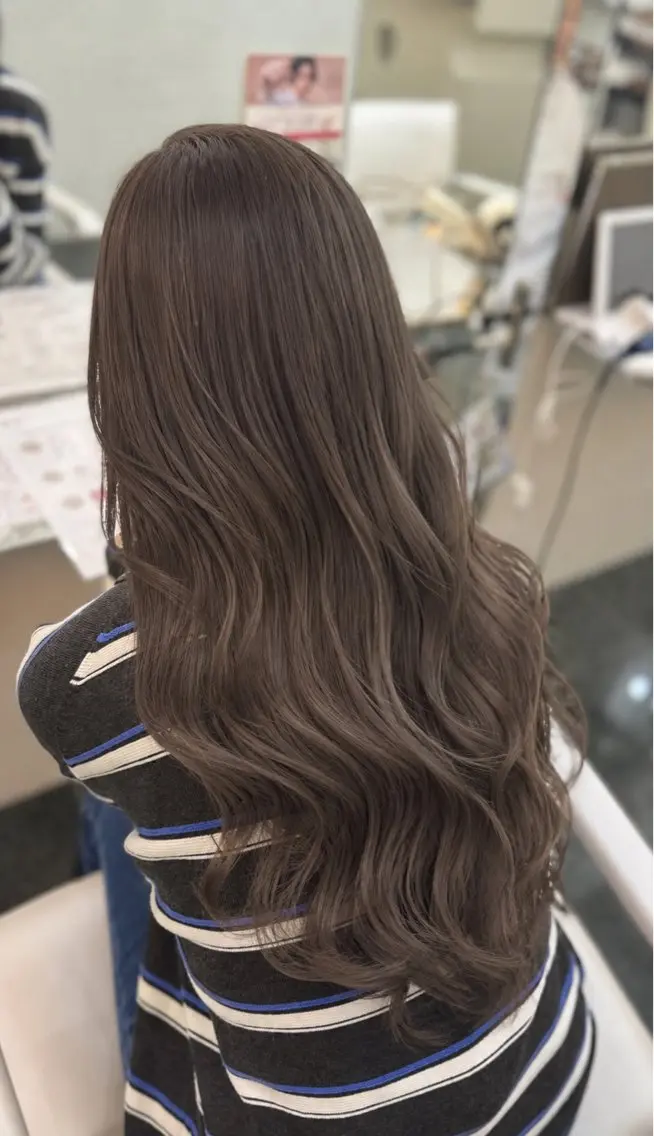 ロング カラー 🫧透明感艶カラー& レイヤー/ゆめ🫧のヘアスタイル