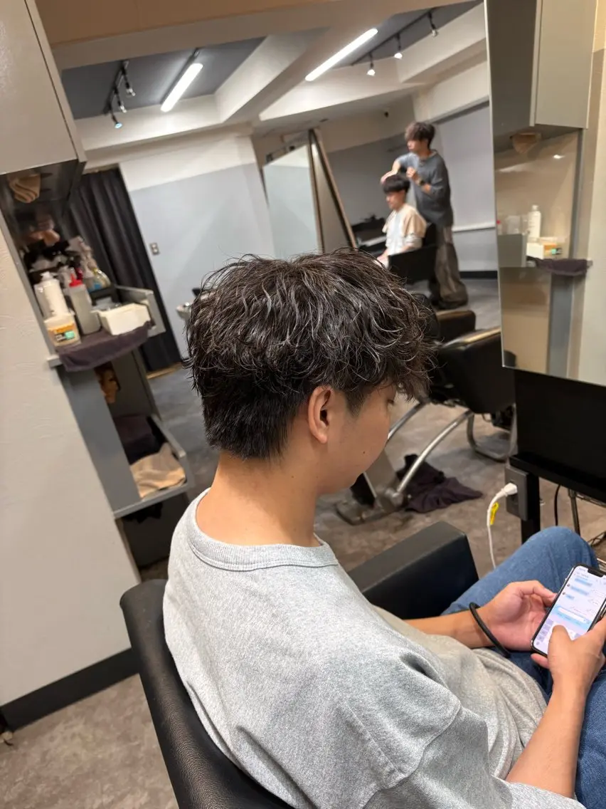 パーマ メンズ BRIGHT 木村のヘアスタイル