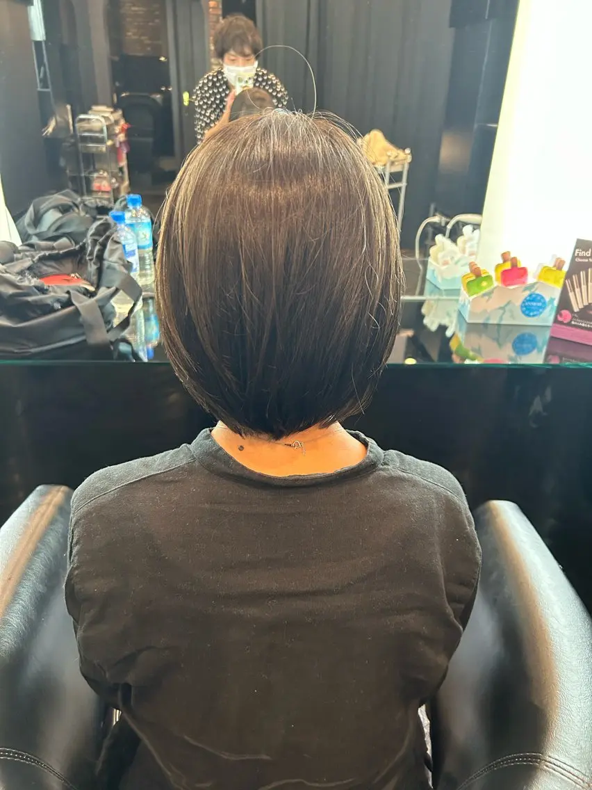 ミディアム 奥村 宏治のヘアスタイル