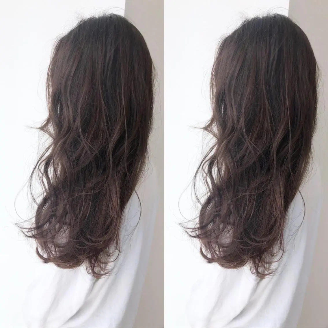 ロング カラー 赤阪 優奈のヘアスタイル