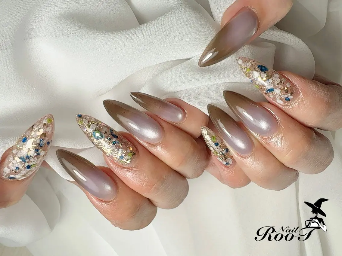 ネイル マグネットネイル ハンドネイル RooT Nailのネイルデザイン