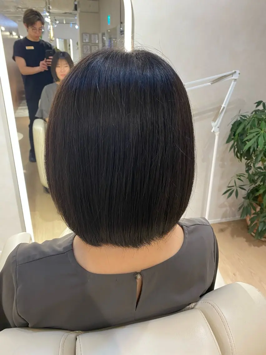 ミディアム 髪質改善 髪質改善ストレート ✂️前田龍之介のヘアスタイル