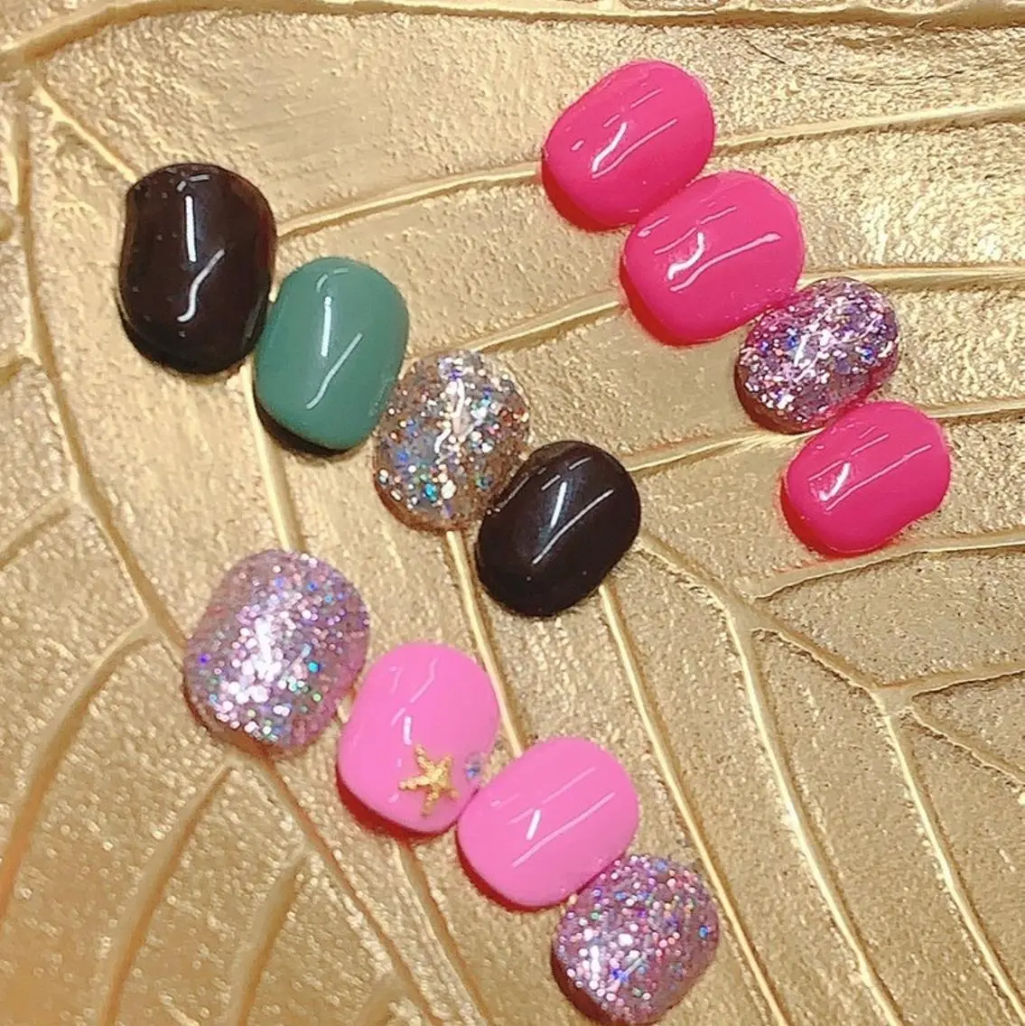 ネイル フットネイル グラデーション ワンカラーネイル シンプルネイル フットネイル BBnail ogataのネイルデザイン