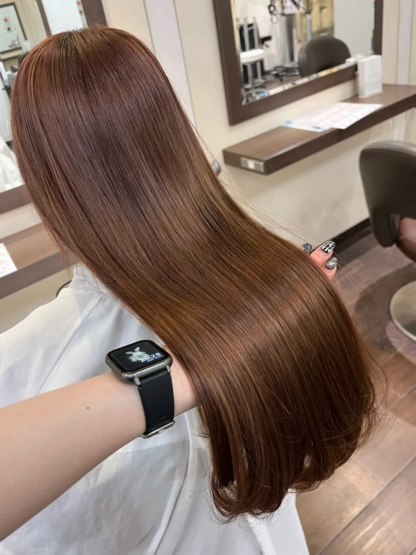 カラー ブリーチ ケアブリーチ デザインカラー ダブルカラー イヤリングカラー 酸性ストレート /ハイトーン/つばさのヘアスタイル