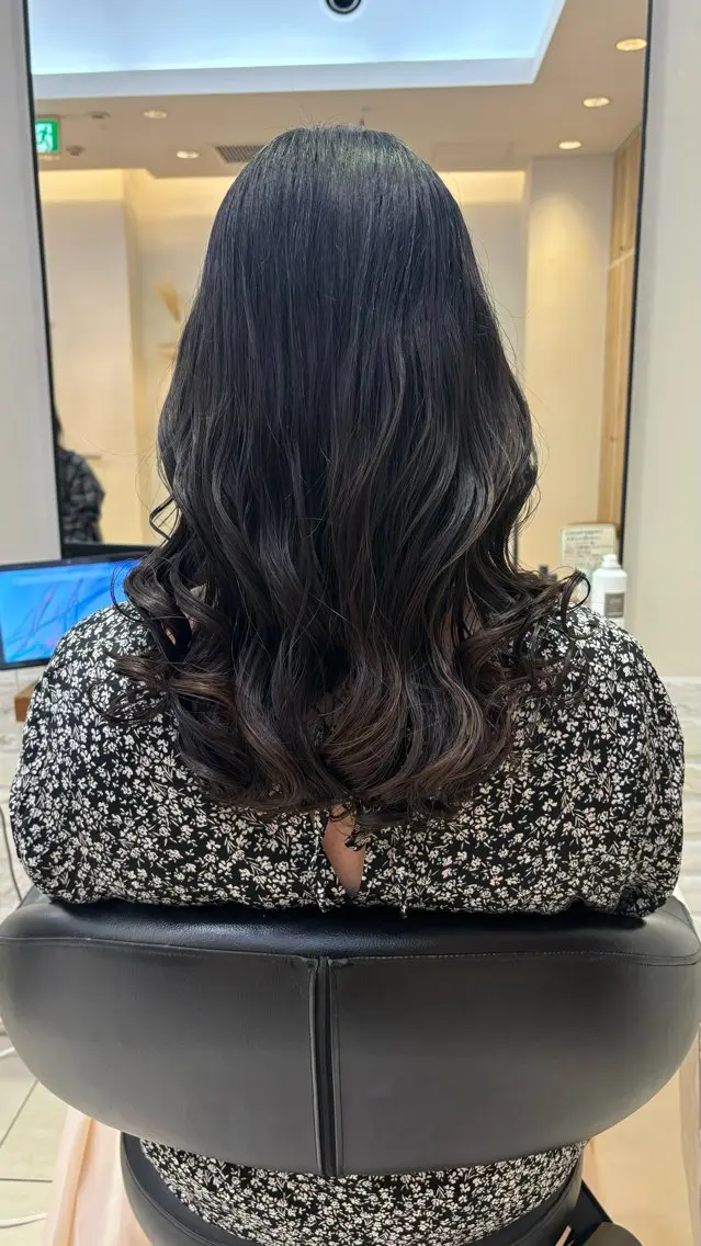 セミロング パーマ 🌀オシャレパーマ 🌀ボブ/サトシ🧶のヘアスタイル