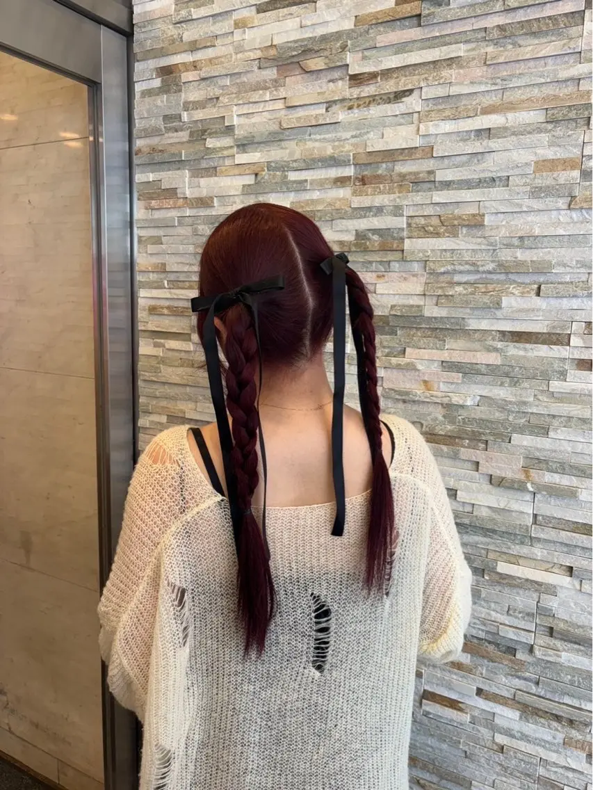 ロング カラー 🤍韓国大人っぽ ベージュMAI🤍のヘアスタイル