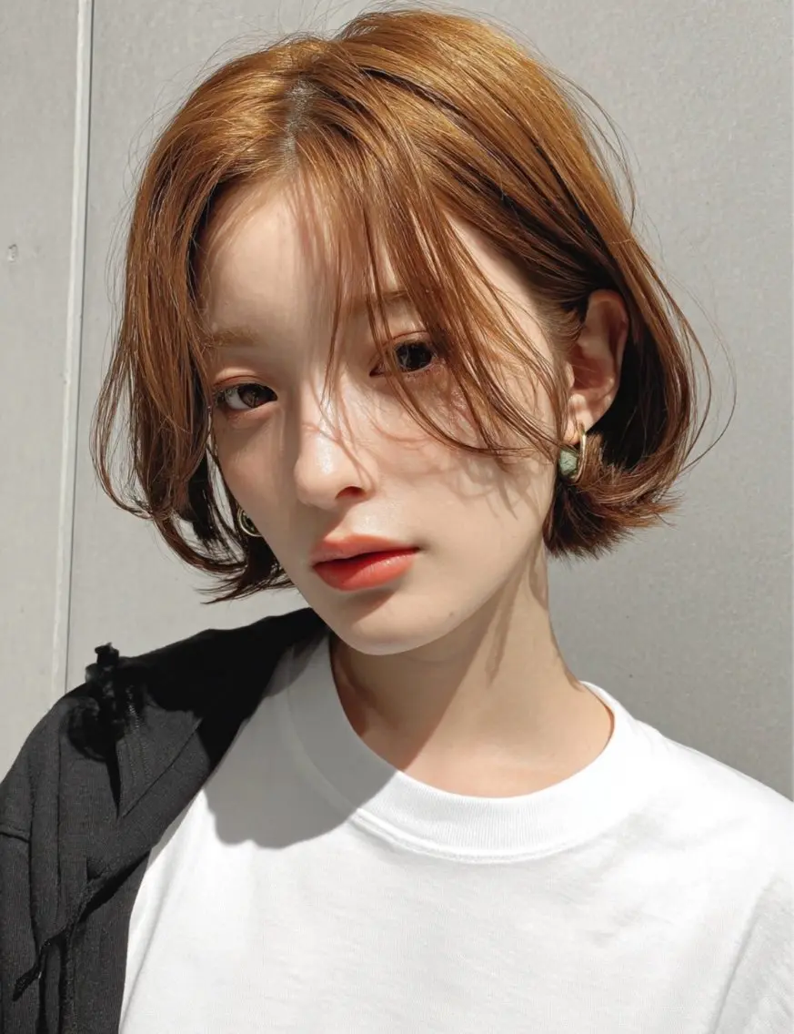 カラー 透明感カラー カット ヘアカラー トリートメント 🌿透明感カラー レイヤーカットのヘアスタイル