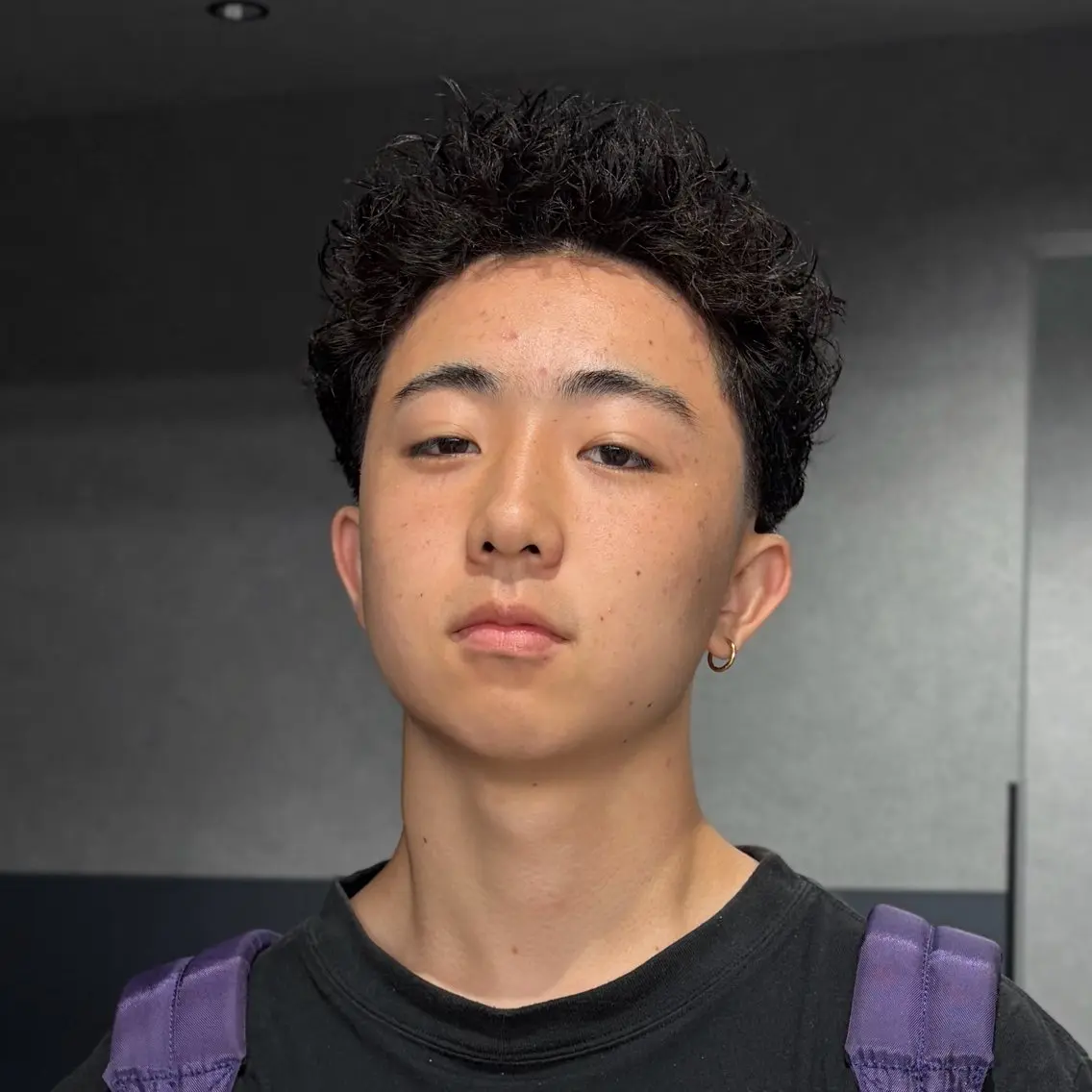 パーマ メンズ メンズパーマ カット パーマ 志村 シュンスケのヘアスタイル
