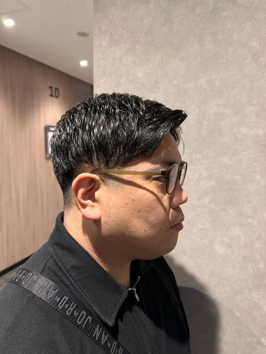 ショート メンズ 田中 瑠星のヘアスタイル