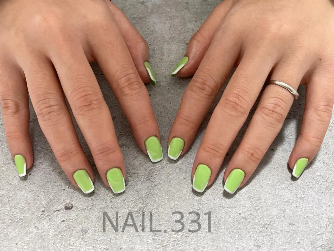 ネイル フレンチネイル Nail 331のネイルデザイン