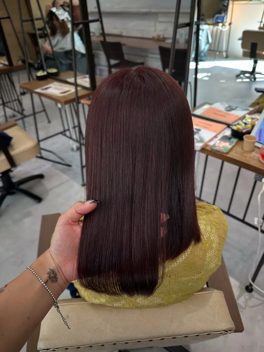 ミディアム カラー ヘアカラー トリートメント ICHIKA/暖色 カラー / Wカラーのヘアスタイル