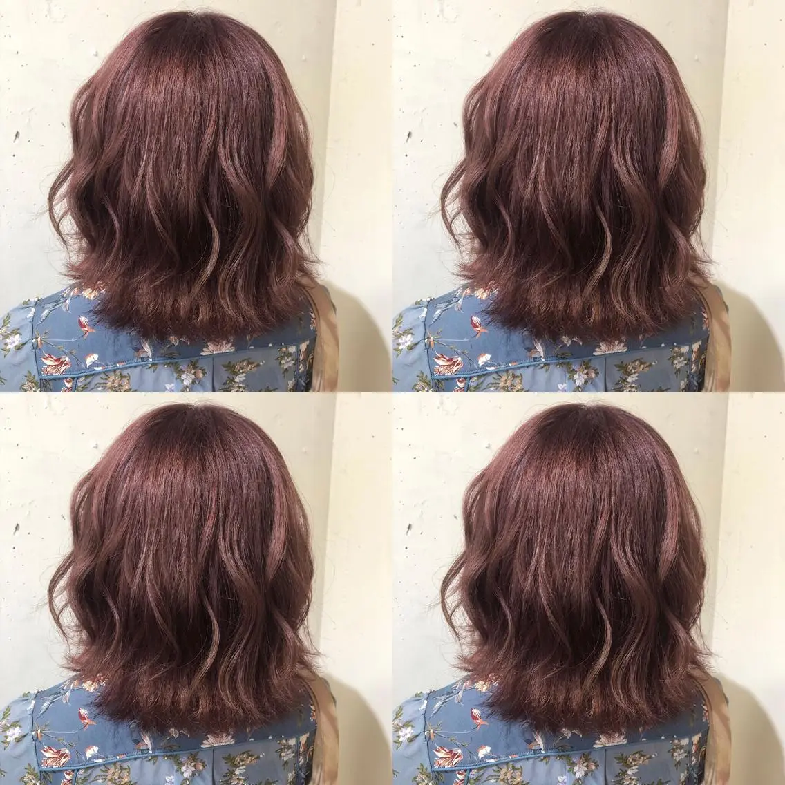 ミディアム カラー パーマ ヘアアレンジ 八巻 晴香のヘアスタイル
