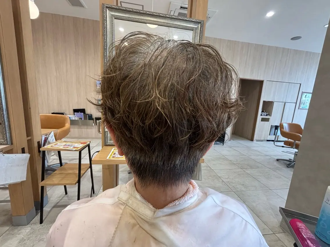 ショート パーマ かわにし ゆきのヘアスタイル