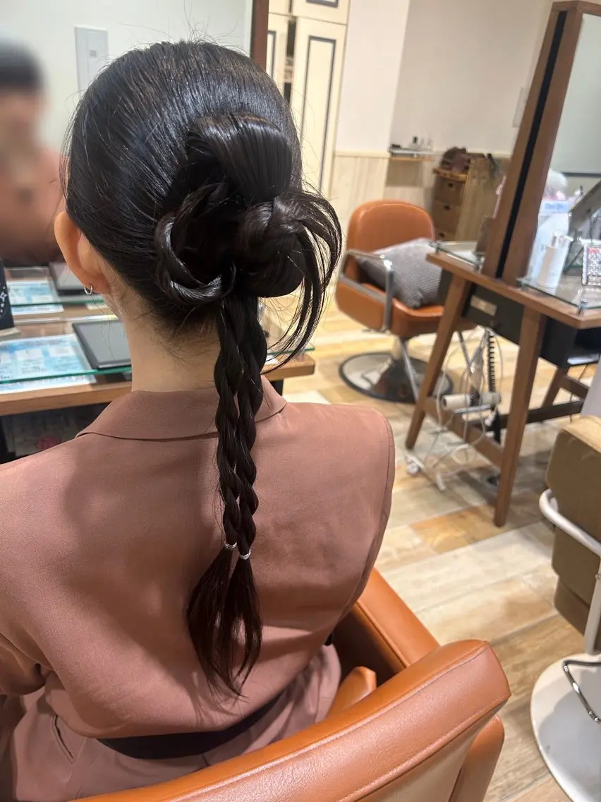 ヘアアレンジ ヘアセット 須藤 向日葵のヘアスタイル
