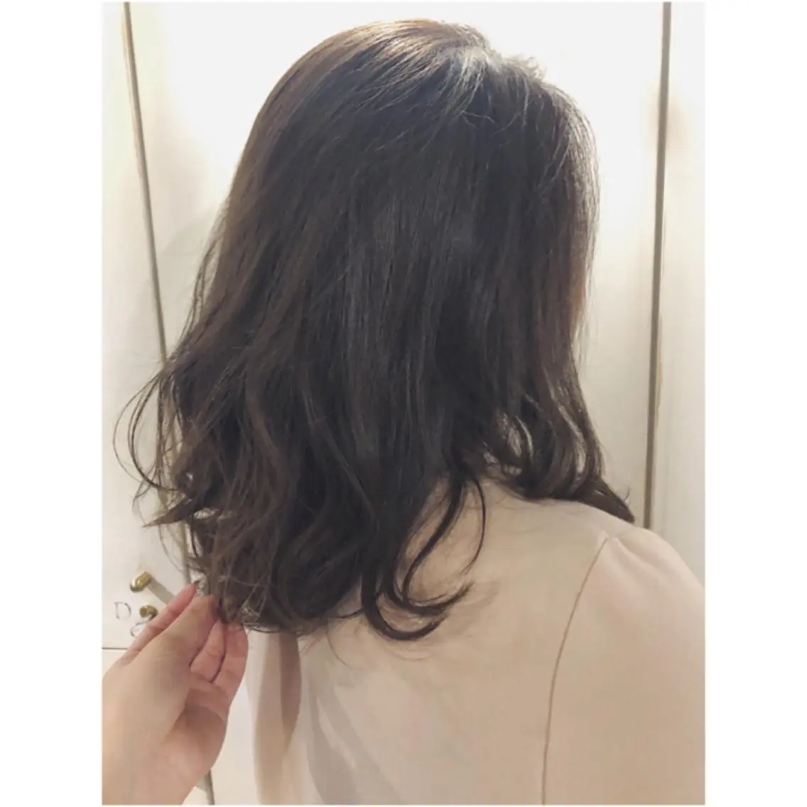 セミロング 原口 美樹のヘアスタイル