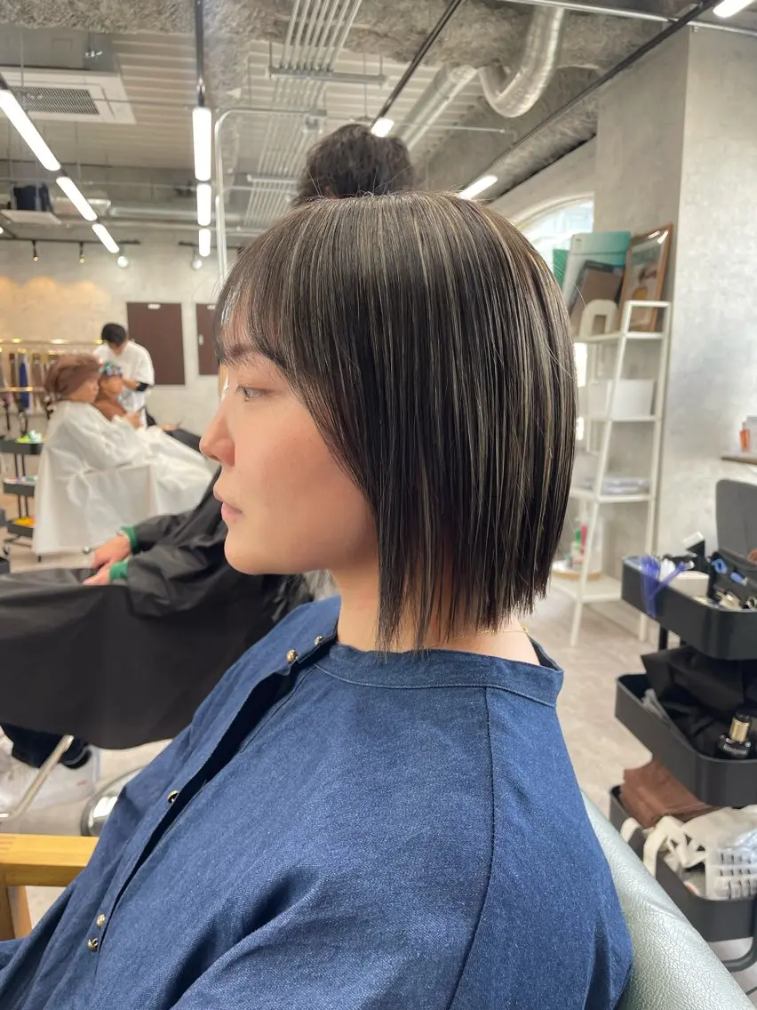 ショート カラー ヘアカラー トリートメント 似合わせ🌿‬髪質 改善🧸RYUGOのヘアスタイル