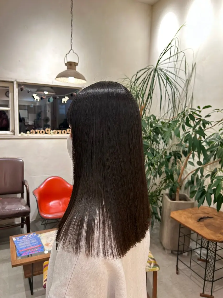 ロング 縮毛矯正 大髙 まりののヘアスタイル