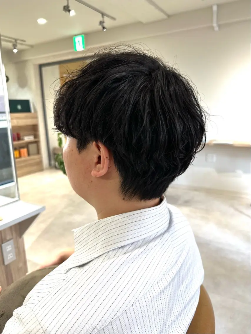 ミディアム パーマ ミディアムパーマ ニュアンスパーマ カット パーマ トリートメント 🎀似合わせカット/ ボブ/佐瀬千枝🎀のヘアスタイル