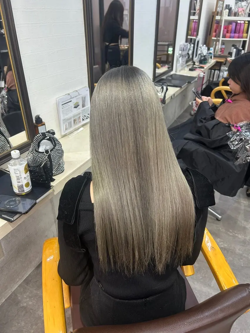 🌼なりたい色を叶える✨ブリーチ込Wカラー+Aujiaデイリートリートメント🌼の写真