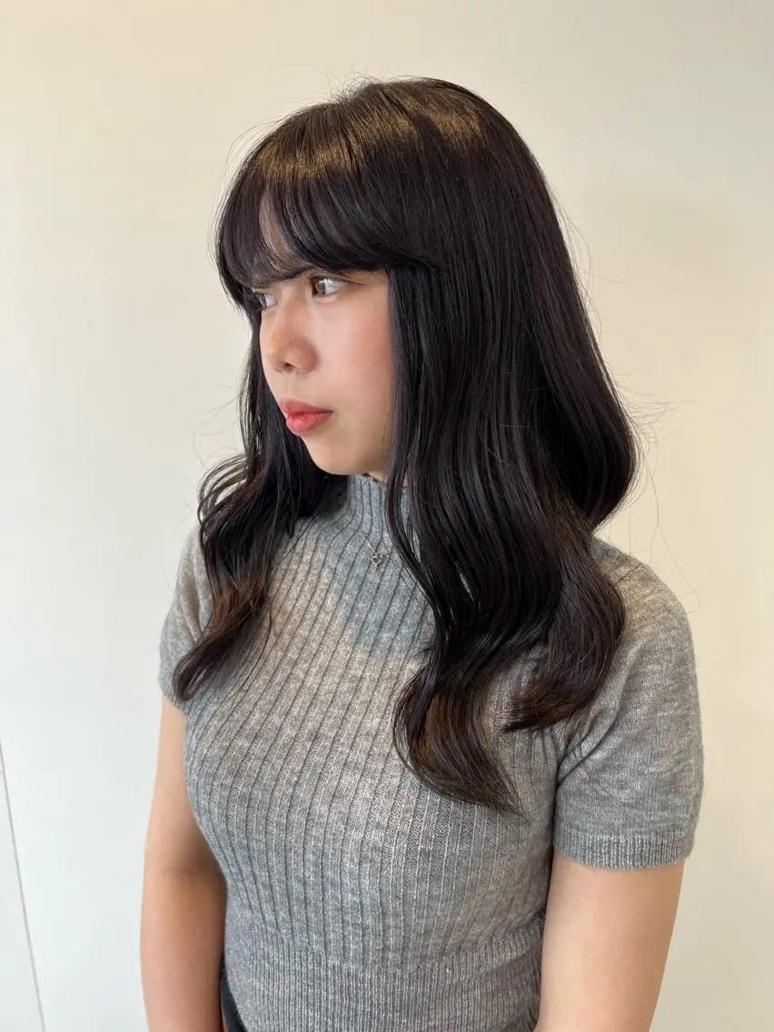 ロング カラー ヘアカラー トリートメント 🌝ぷる艶ハイトーン 柔らかヘア🍅まあやのヘアスタイル