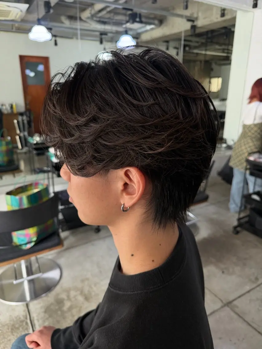 ミディアム メンズカットカラー/ ヘッドスパ☾/ユナのヘアスタイル